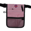 nursing pouch with light pink stitching